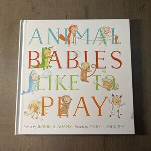 Animal Babies Like to Play Hardcover Book